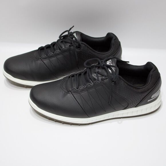 Skechers GO GOLF Pivot Black Spikeless Golf Shoes Men Size 9.5 Extra Wide Fit - Picture 1 of 15